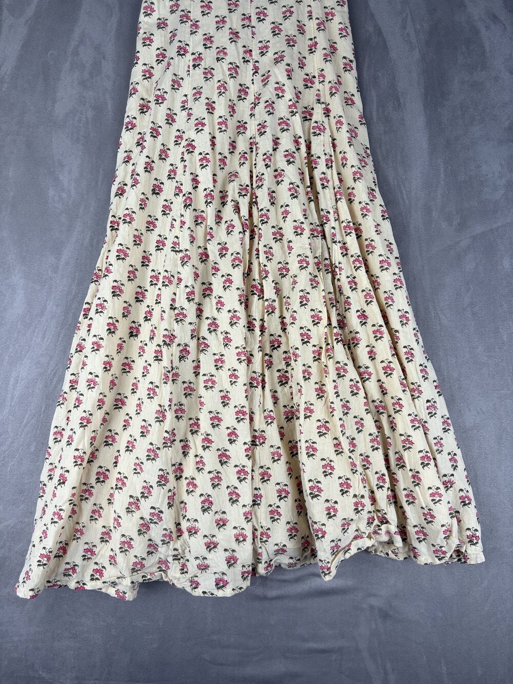 Daughters of India Floral Boho Maxi Dress V-Neck Size M - Picture 7 of 10